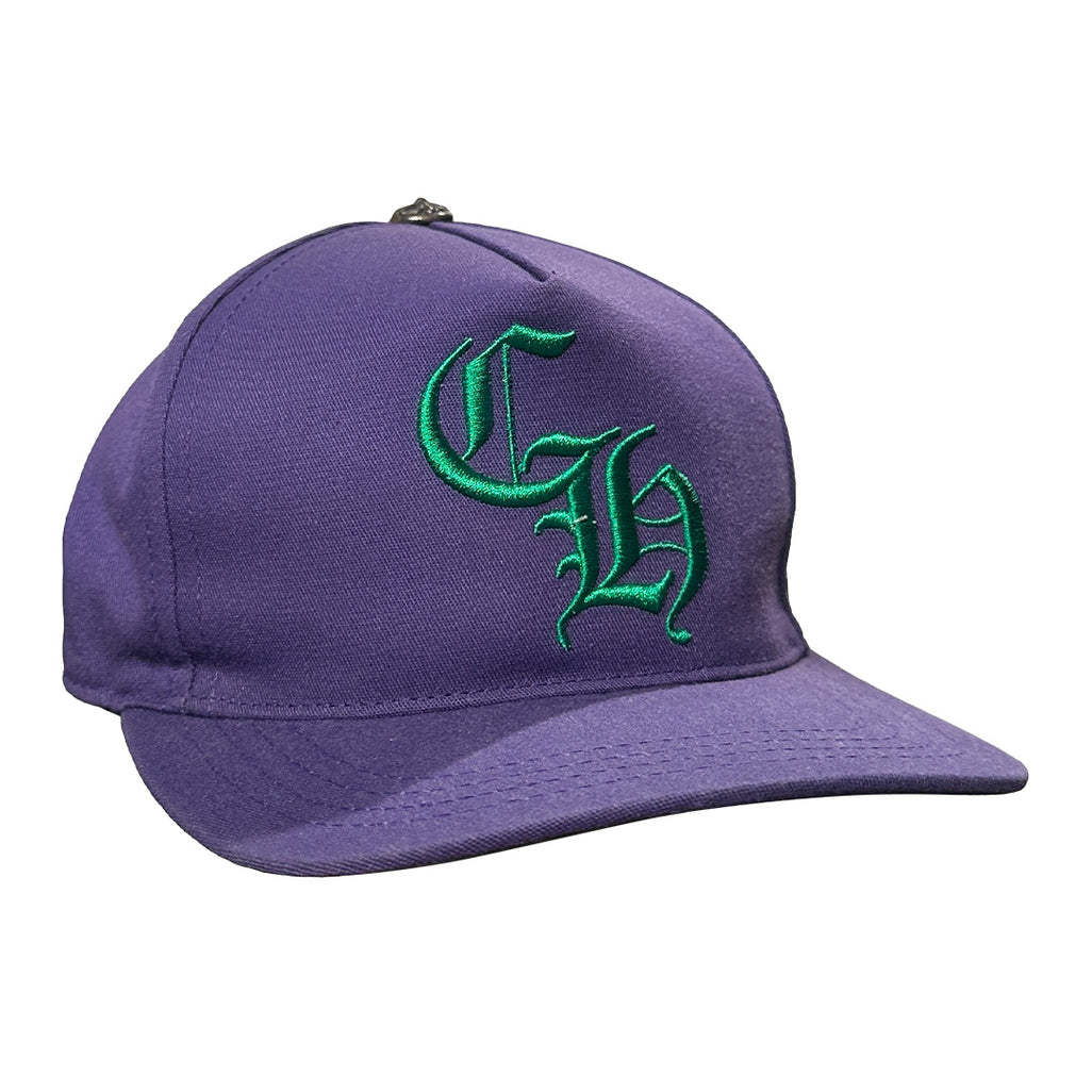 Chrome Hearts CH Baseball Trucker Hat Purple Green