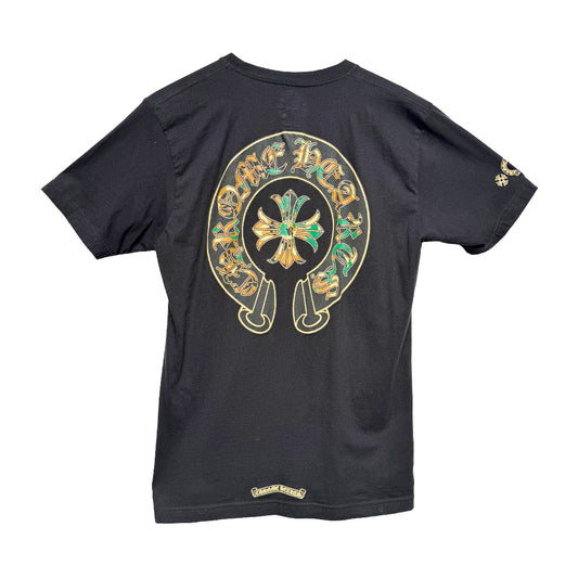 Chrome Hearts Camouflage Horseshoe Logo T-Shirt