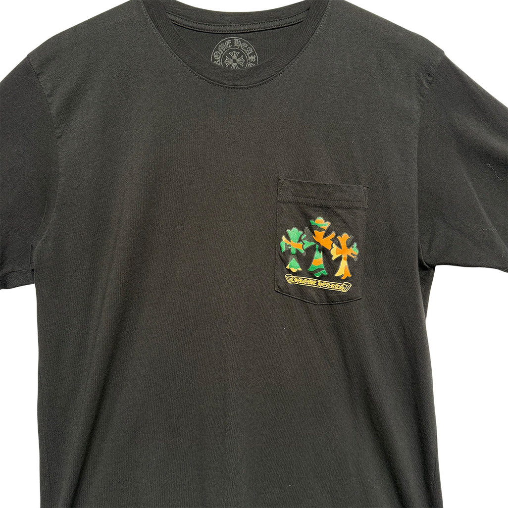 Chrome Hearts Camouflage Horseshoe Logo T-Shirt
