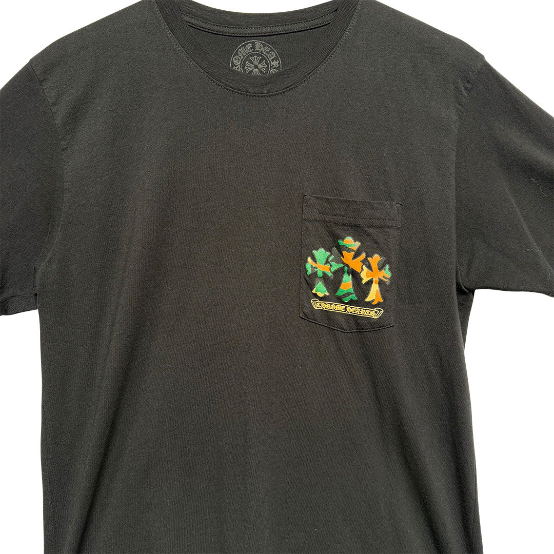 Chrome Hearts Camouflage Horseshoe Logo T-Shirt