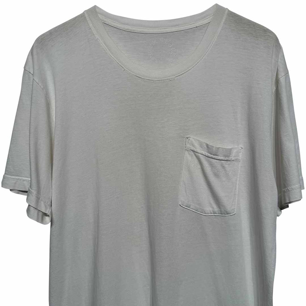 Chrome Hearts Dagger Logo T-Shirt White Orange