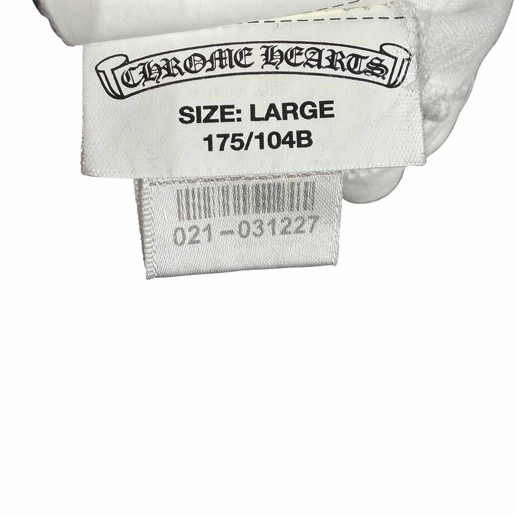 Chrome Hearts Dagger Logo T-Shirt White Orange