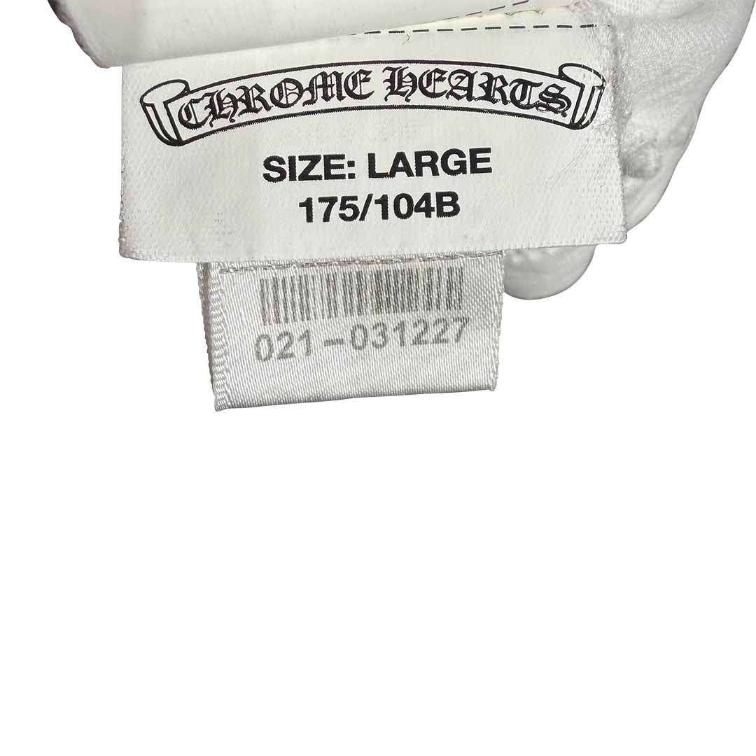 Chrome Hearts Dagger Logo T-Shirt White Orange