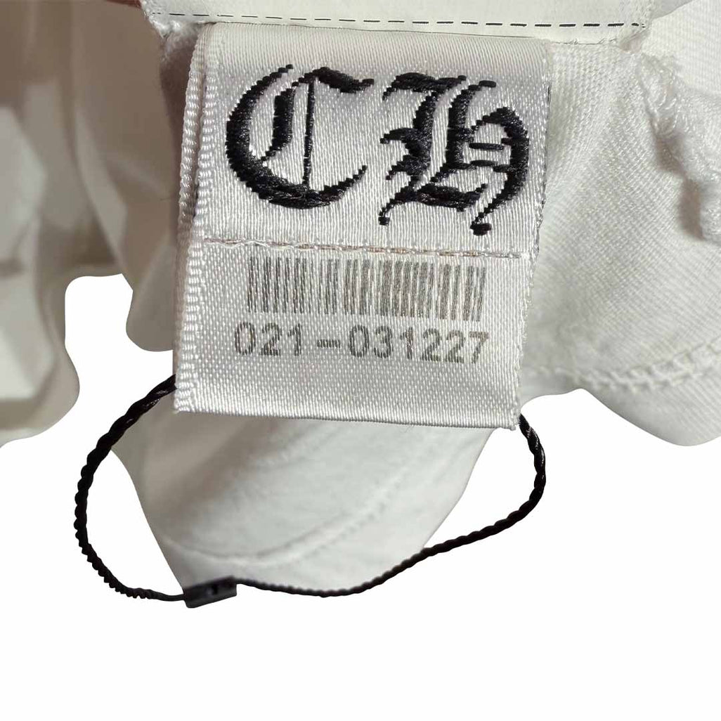 Chrome Hearts Dagger Logo T-Shirt White Orange