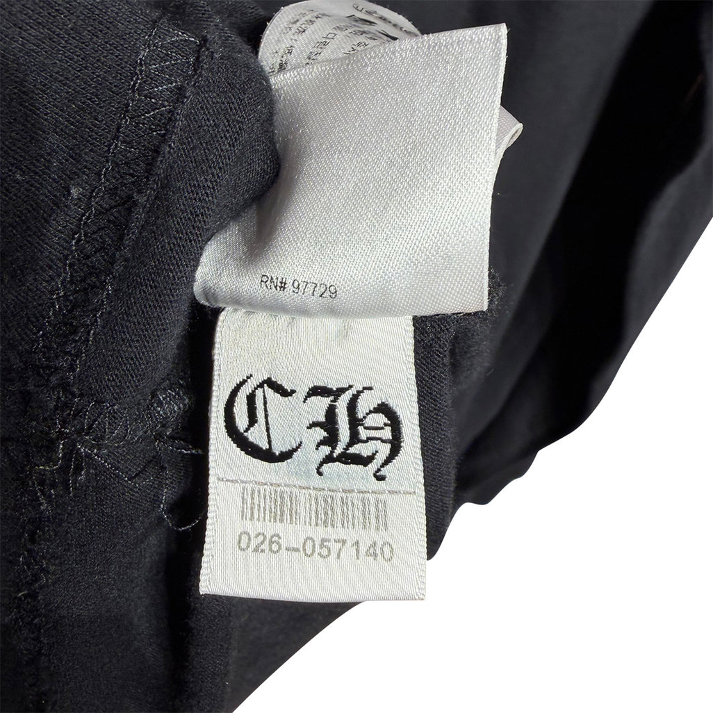 Chrome Hearts Gradient Logo Long sleeve T-Shirt Black/Yellow/Orange