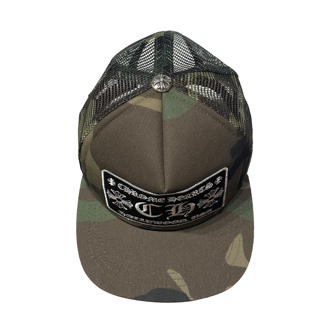 Chrome Hearts Hollywood Baseball Trucker Hat Camo