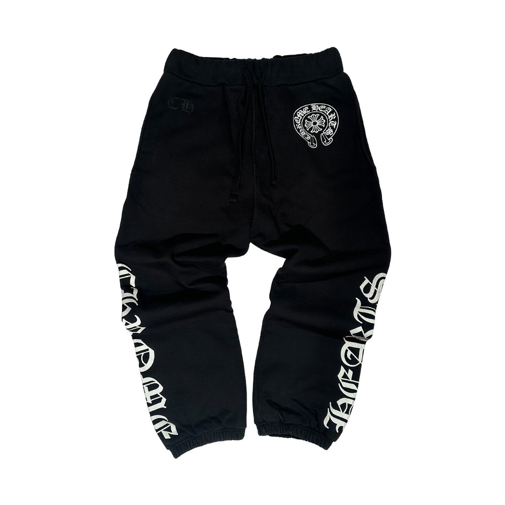Chrome Hearts Horse Shoe Logo Sweatpants Black