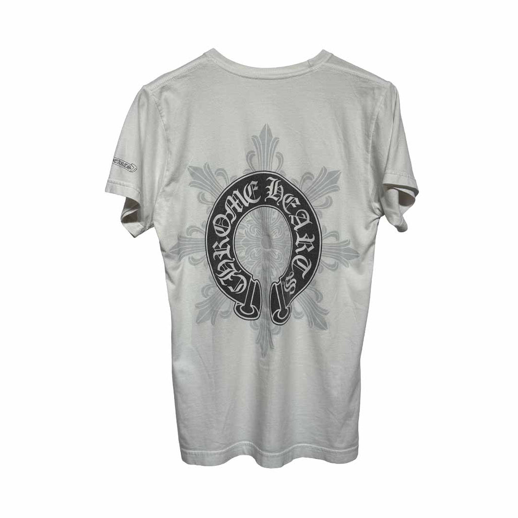 Chrome Hearts Horse Shoe Logo T-Shirt White