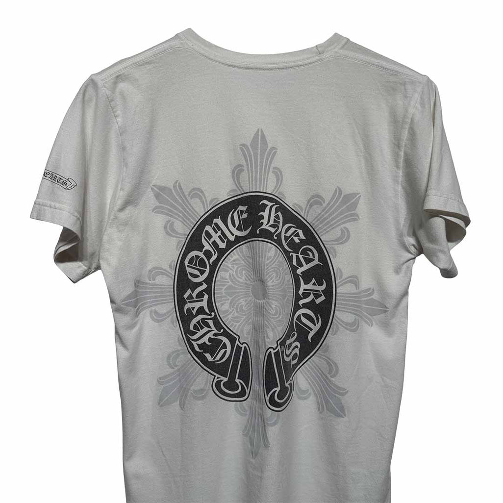 Chrome Hearts Horse Shoe Logo T-Shirt White