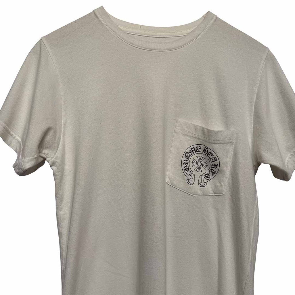 Chrome Hearts Horse Shoe Logo T-Shirt White