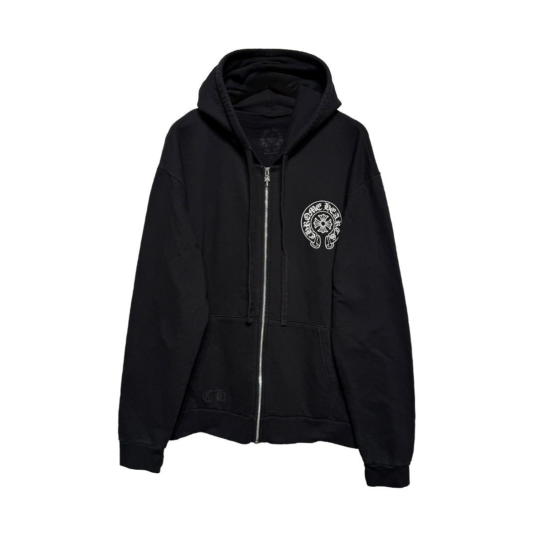 Chrome Hearts Las Vages Exclusive Horseshoe Logo Hoodie Black