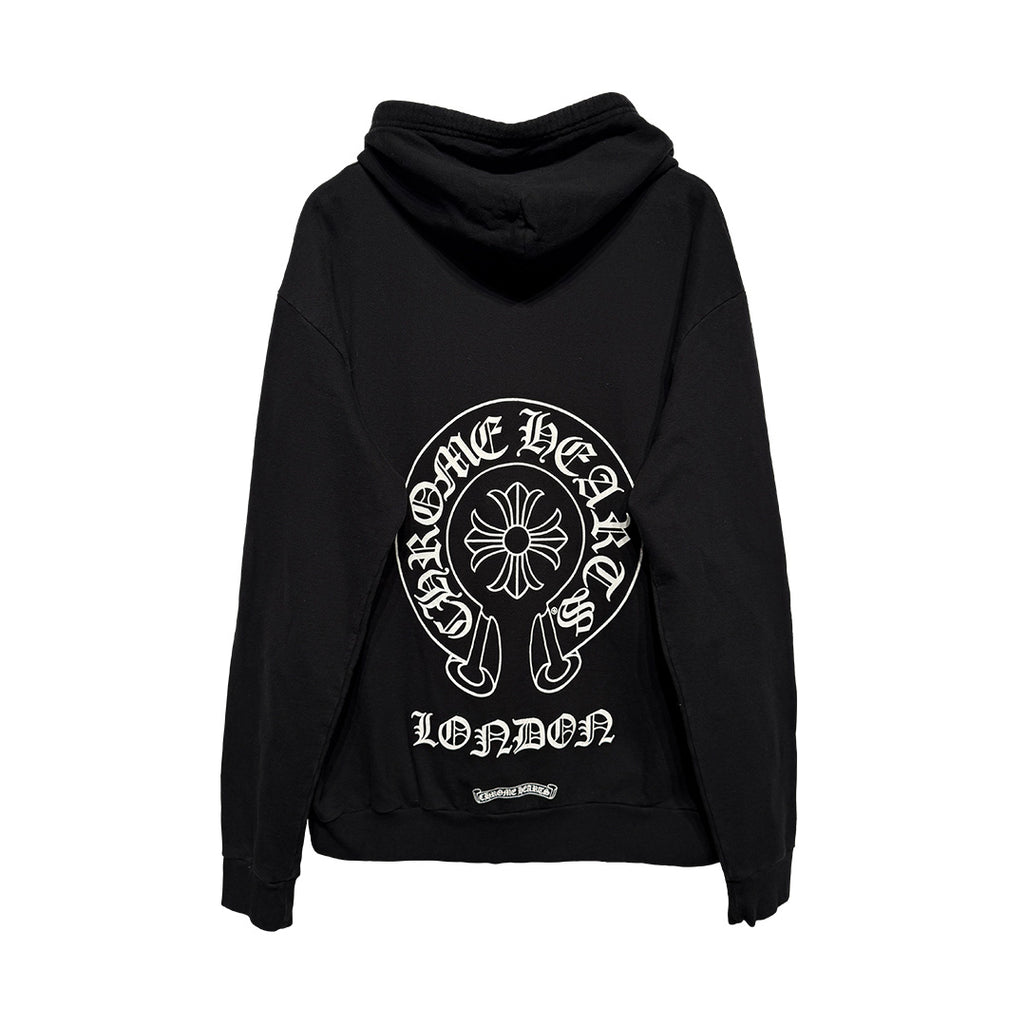 Chrome Hearts Las Vages Exclusive Horseshoe Logo Hoodie Black