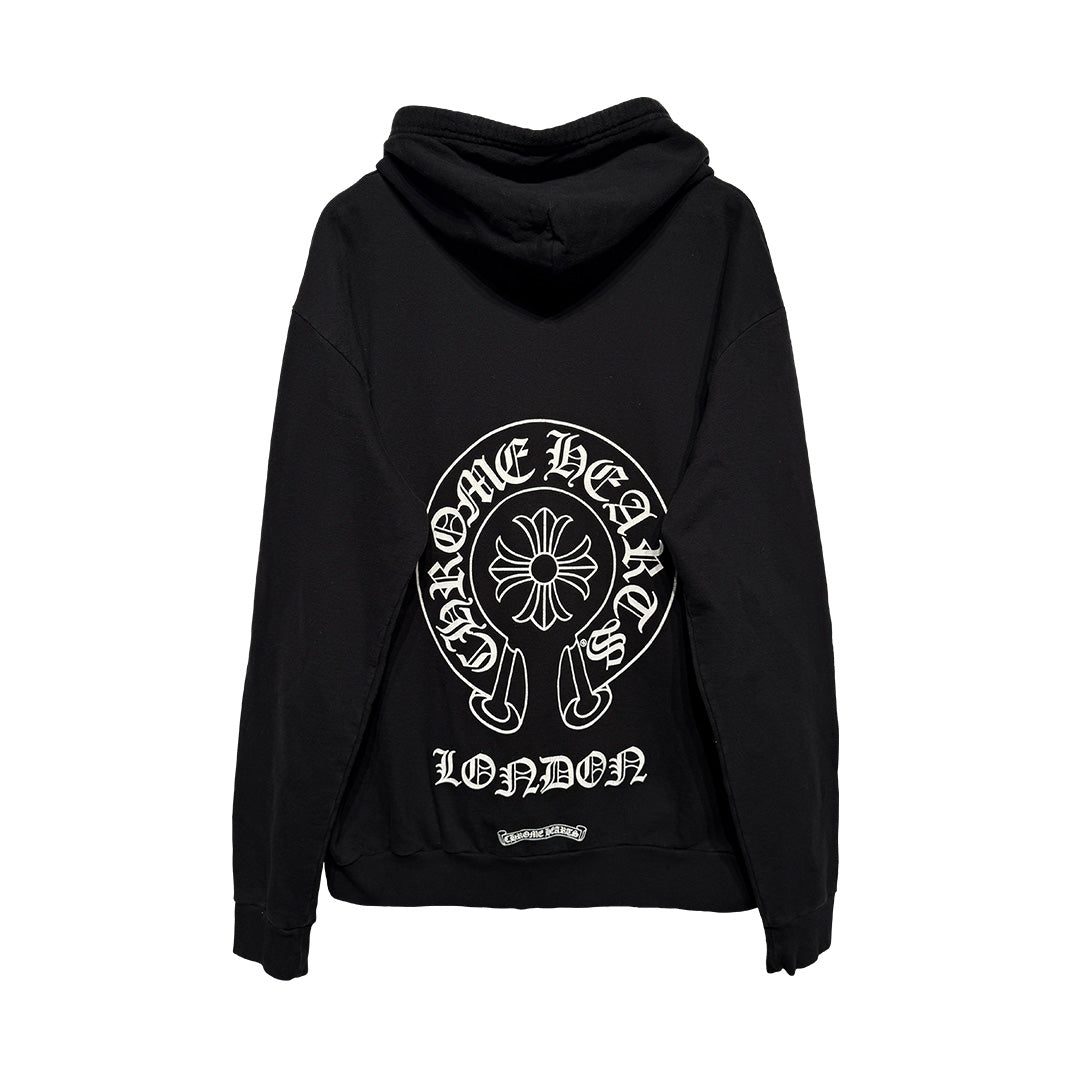 Chrome Hearts Las Vages Exclusive Horseshoe Logo Hoodie Black