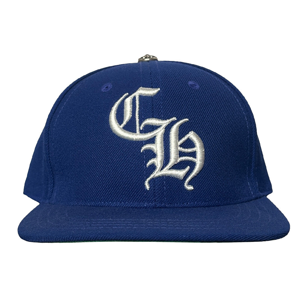 Chrome Hearts LA Exclusive Baseball Trucker Hat Blue White