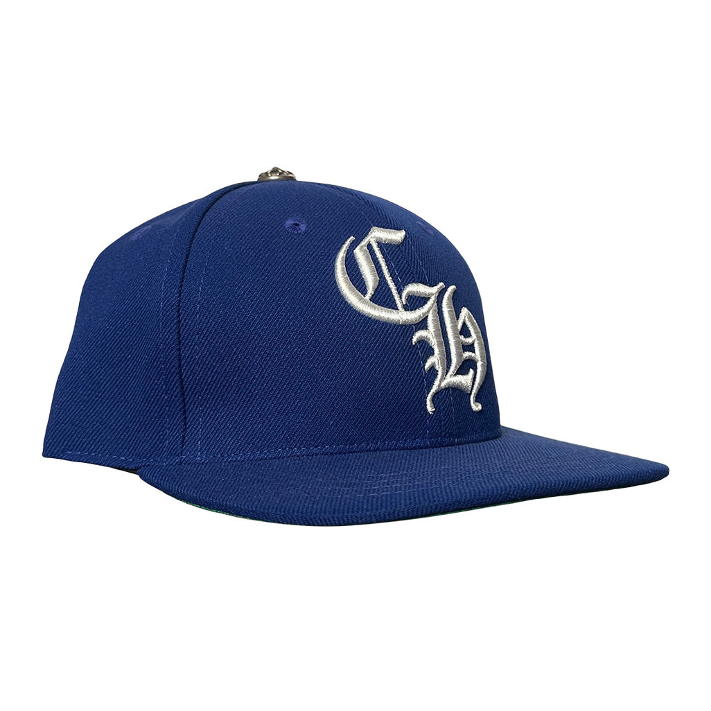 Chrome Hearts LA Exclusive Baseball Trucker Hat Blue White
