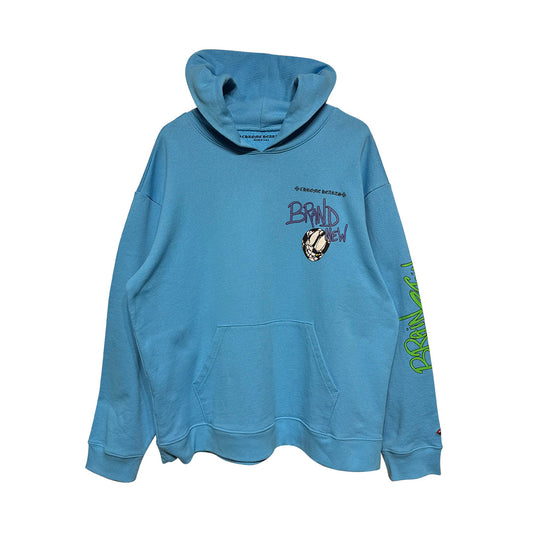 Chrome Hearts Matty Boy "Brain Hoodie" Light Blue