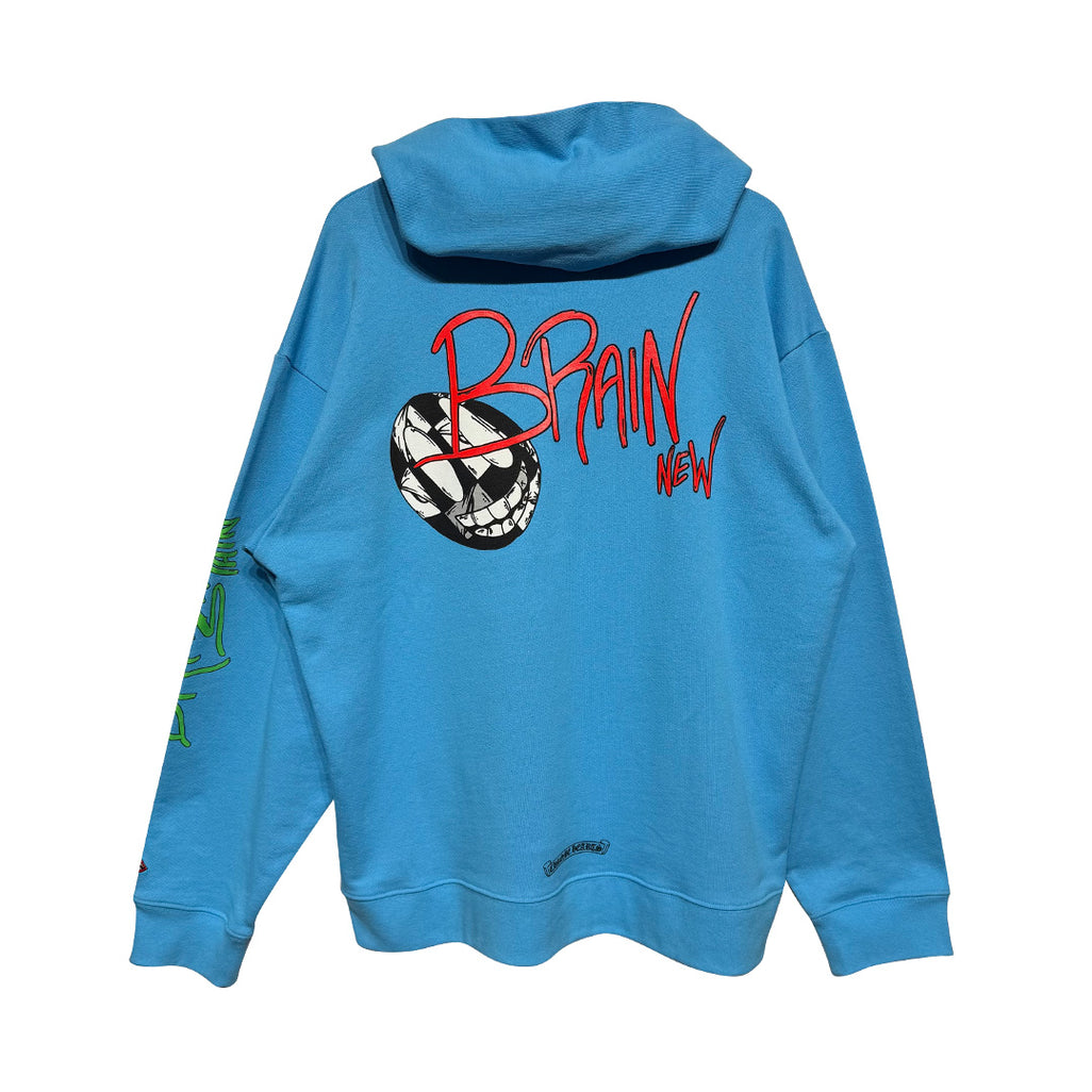 Chrome Hearts Matty Boy "Brain Hoodie" Light Blue