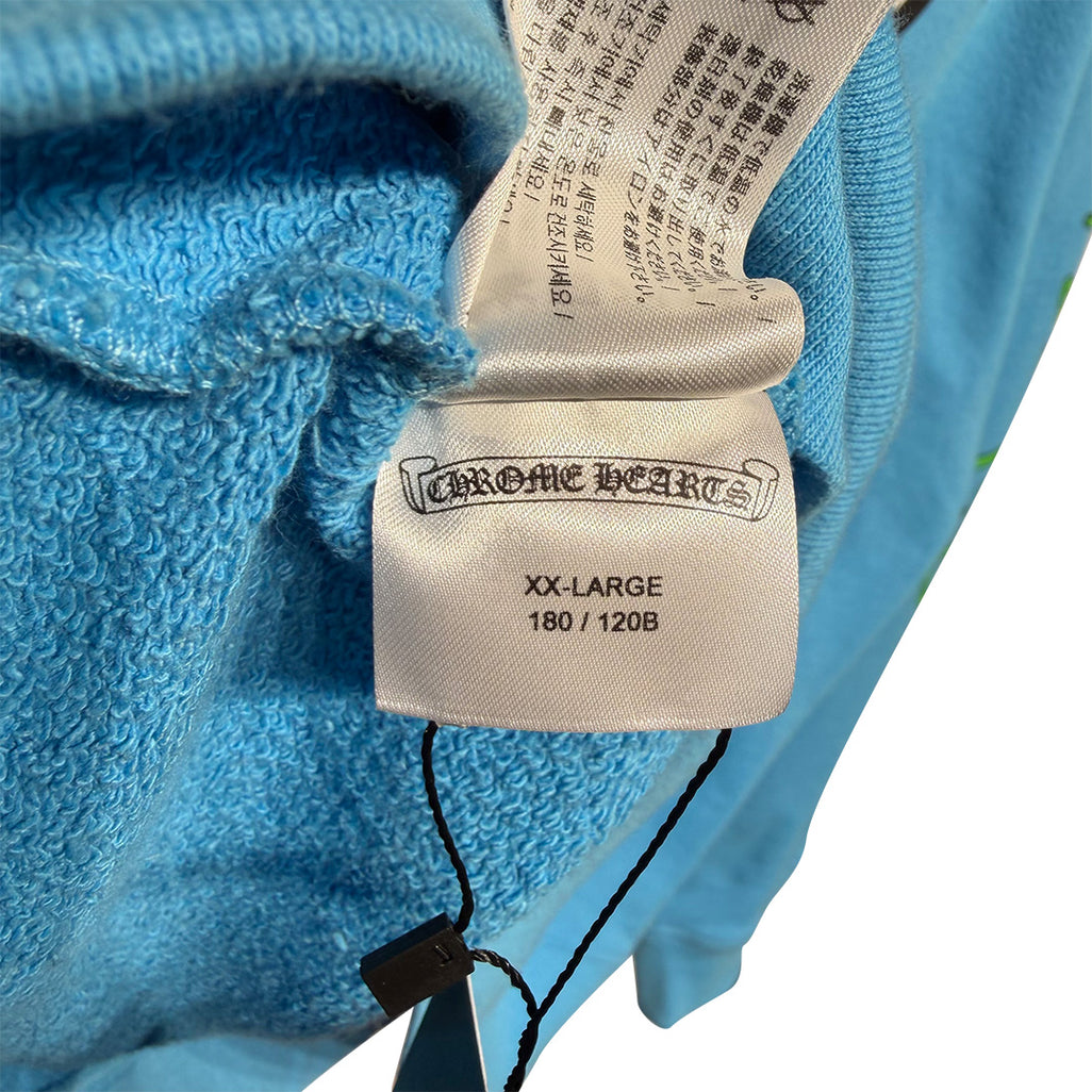 Chrome Hearts Matty Boy "Brain Hoodie" Light Blue