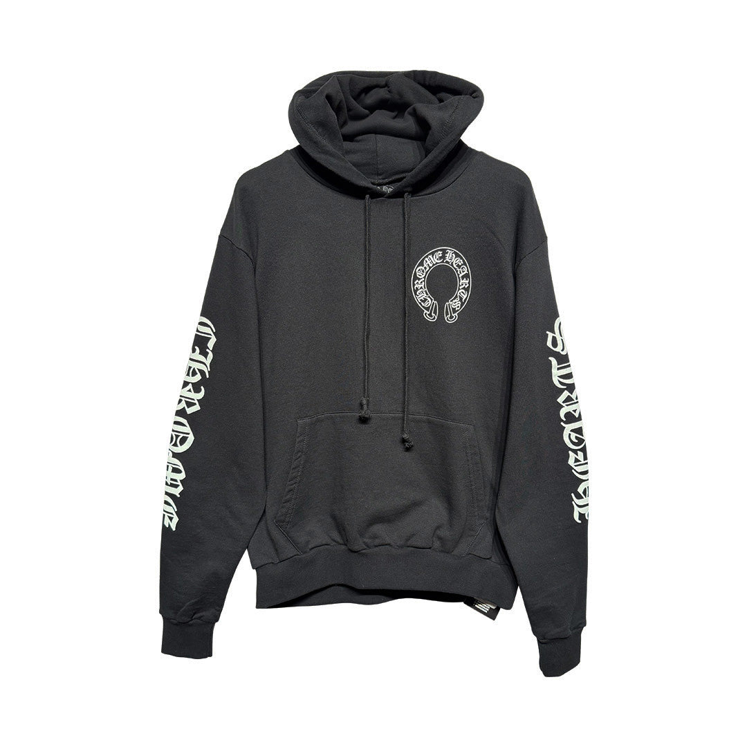 Chrome Hearts Matty Boy Chomper Horseshoe Hoodie Black