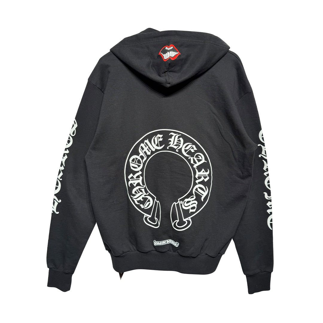 Chrome Hearts Matty Boy Chomper Horseshoe Hoodie Black