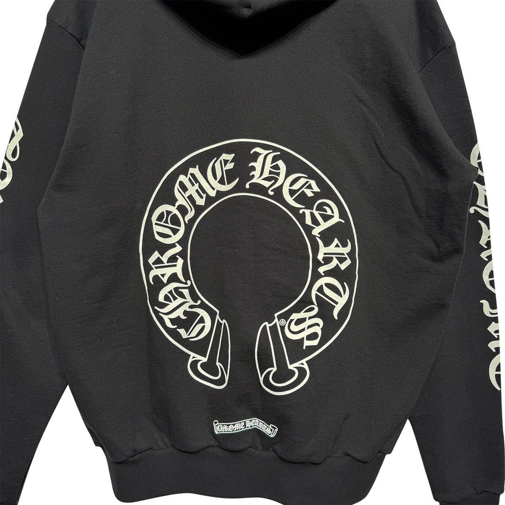 Chrome Hearts Matty Boy Chomper Horseshoe Hoodie Black