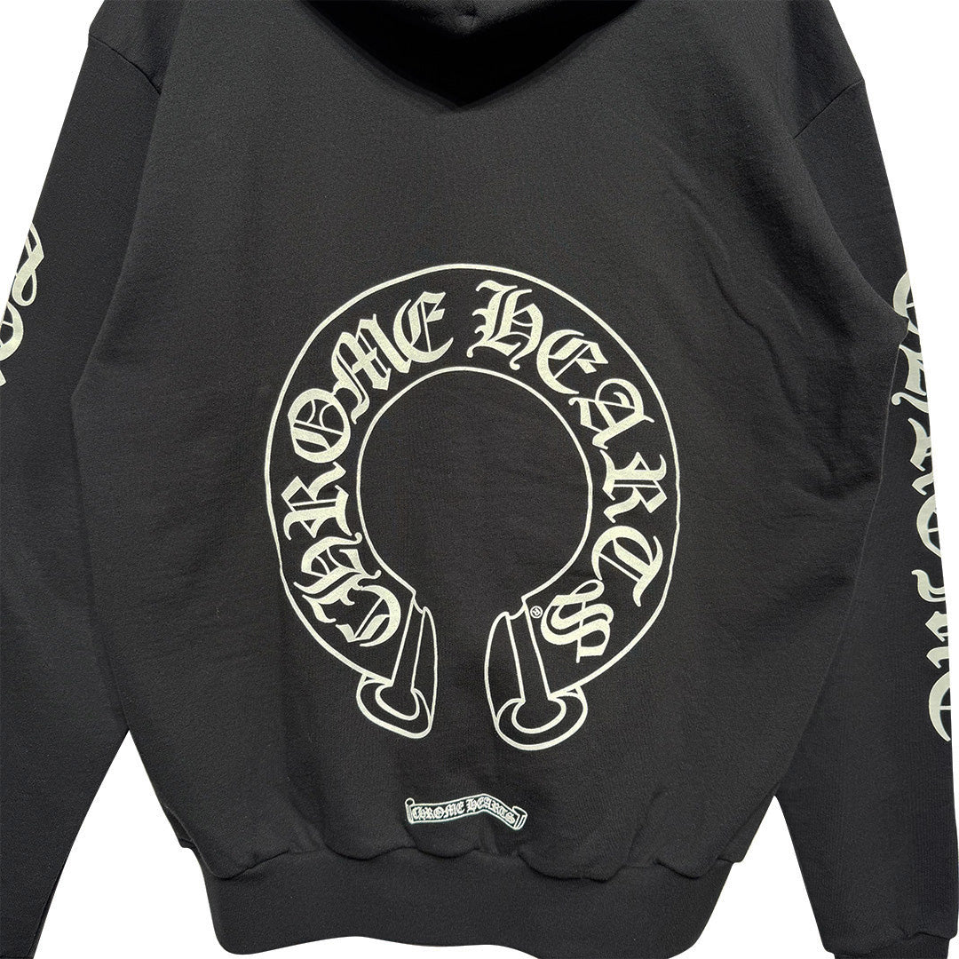 Chrome Hearts Matty Boy Chomper Horseshoe Hoodie Black