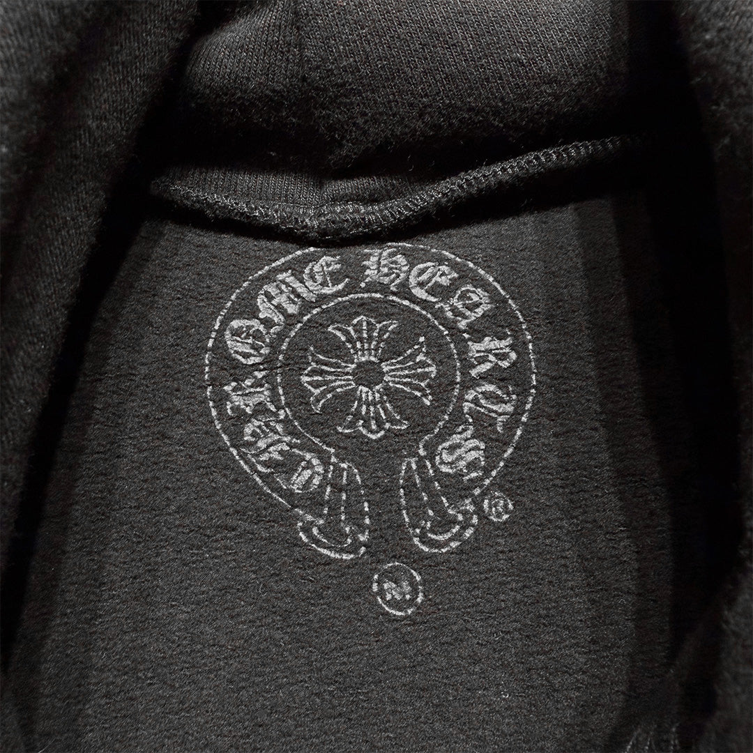 Chrome Hearts Matty Boy Chomper Horseshoe Hoodie Black
