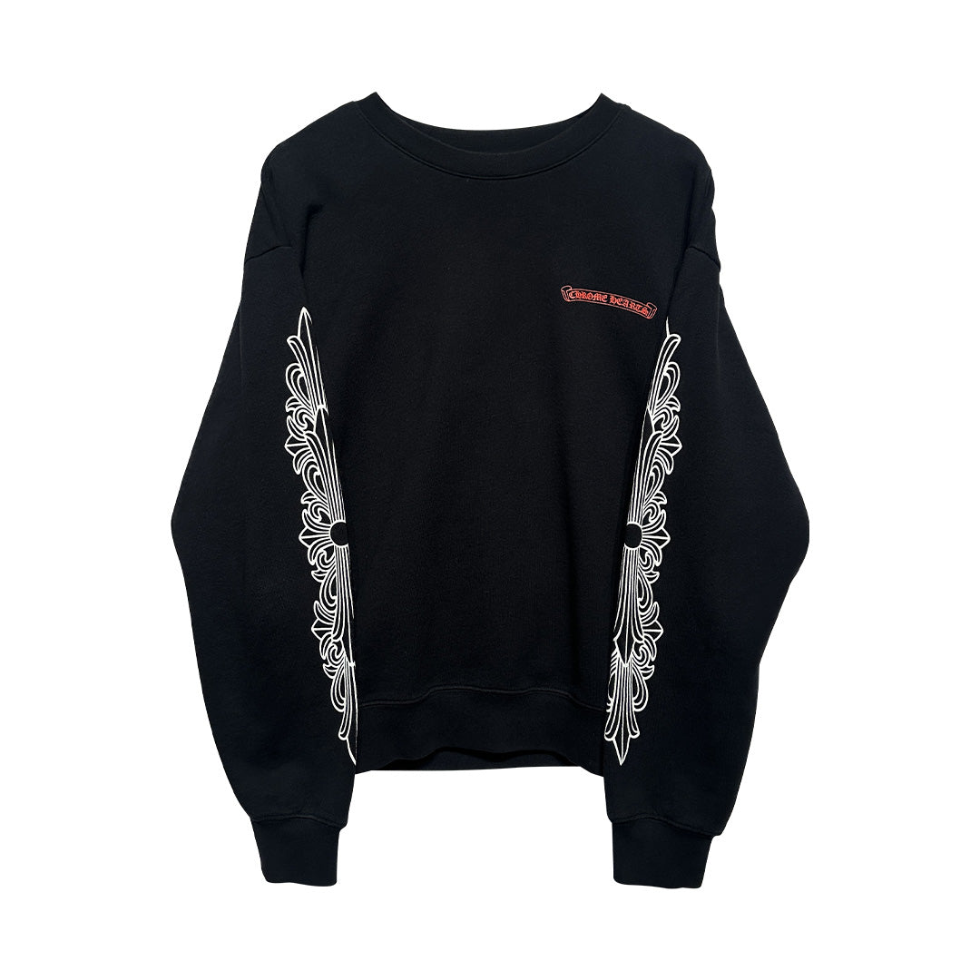 Chrome Hearts Matty Boy Chomper Pullover Sweatshirt Black