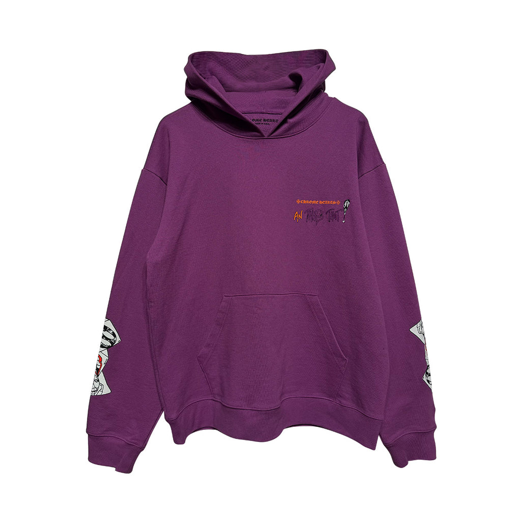 Chrome Hearts Matty Boy I Want More Not Less  Purple Hoodie