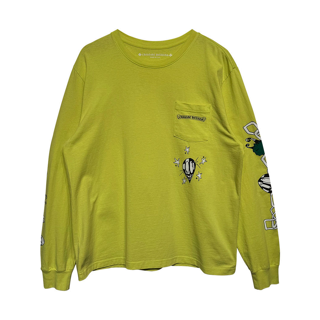 Chrome Hearts Matty Boy Link Long Sleeve T-Shirt Green