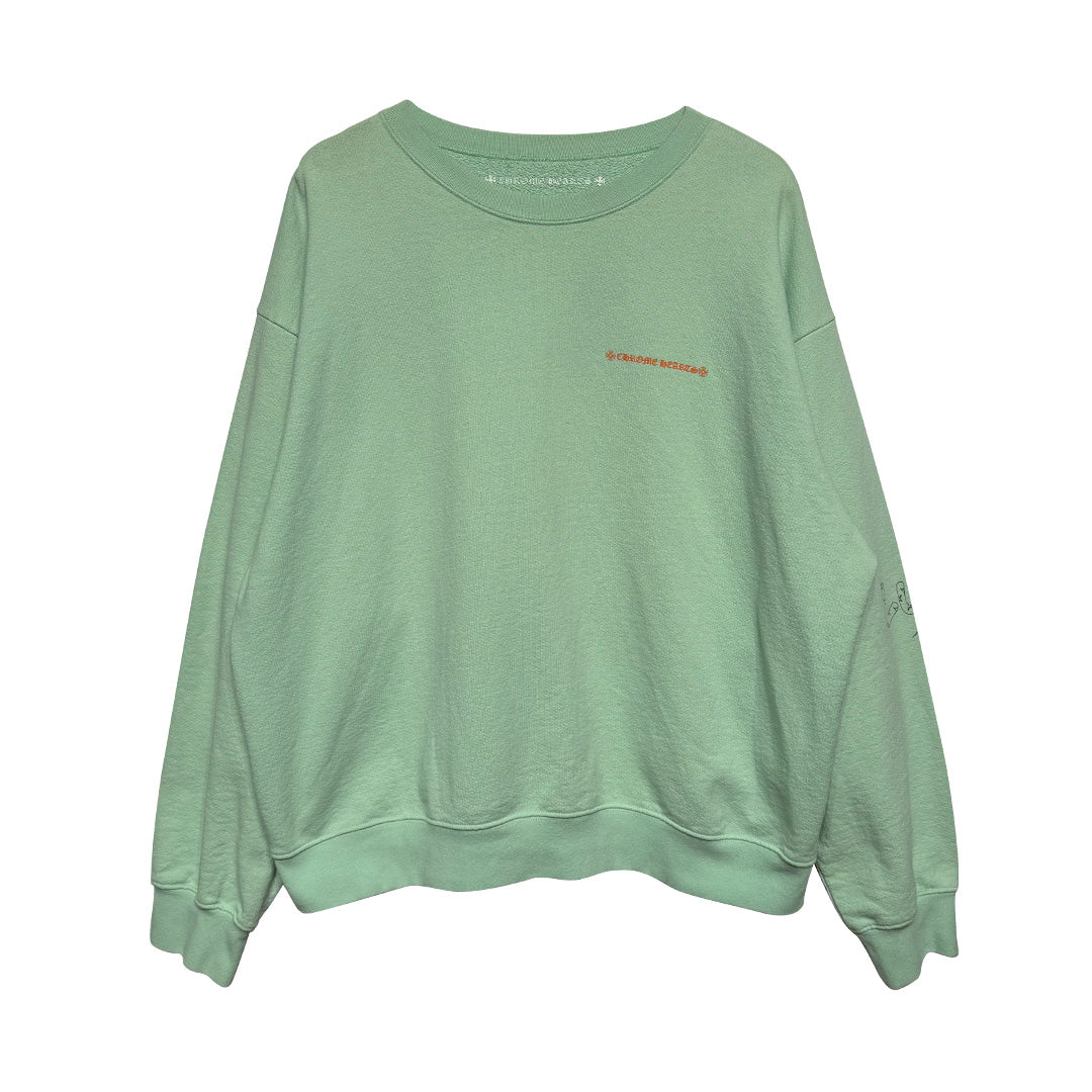 Chrome Hearts Matty Boy "Lust" Crewneck Sweatshirt Seafoam