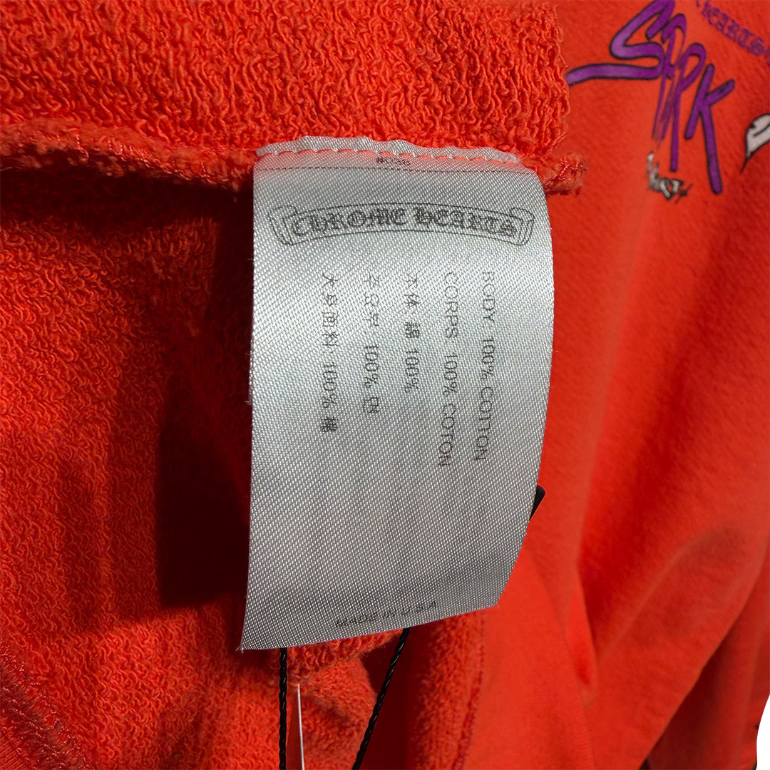 Chrome Hearts Matty Boy "Sadistic Lipstick" Crewneck Sweatshirt Orange