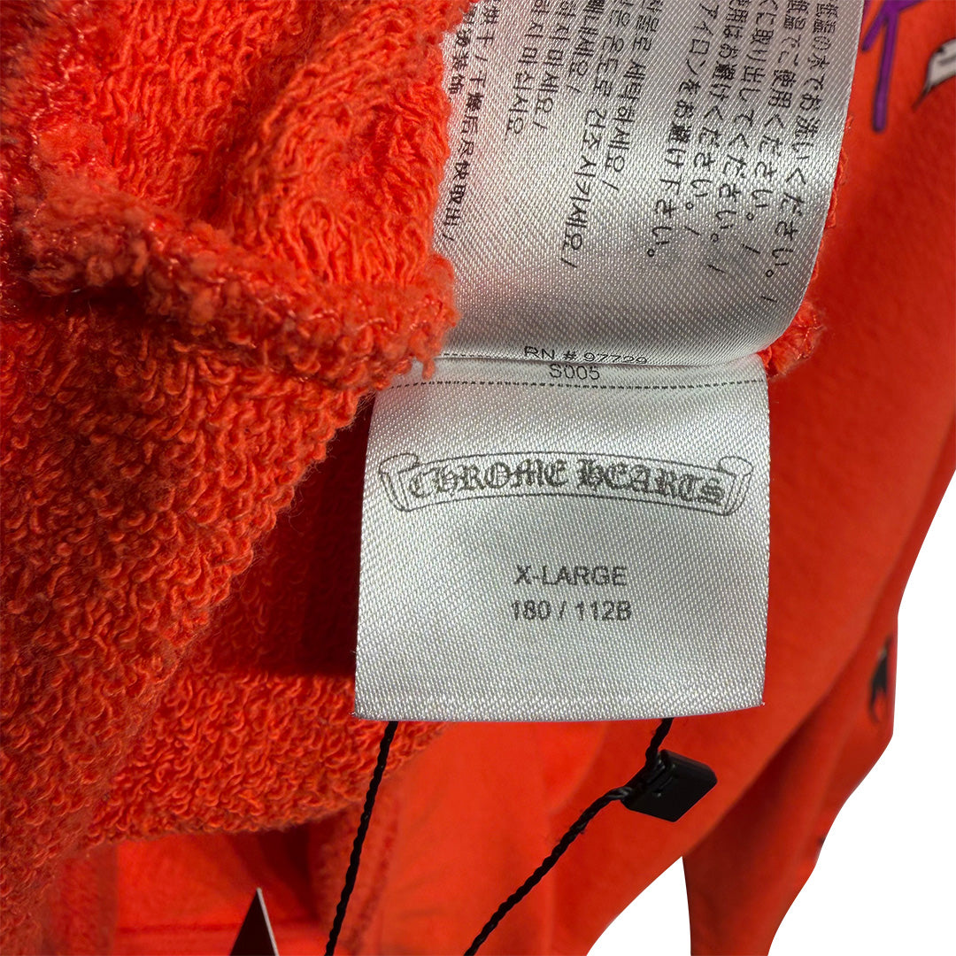 Chrome Hearts Matty Boy "Sadistic Lipstick" Crewneck Sweatshirt Orange