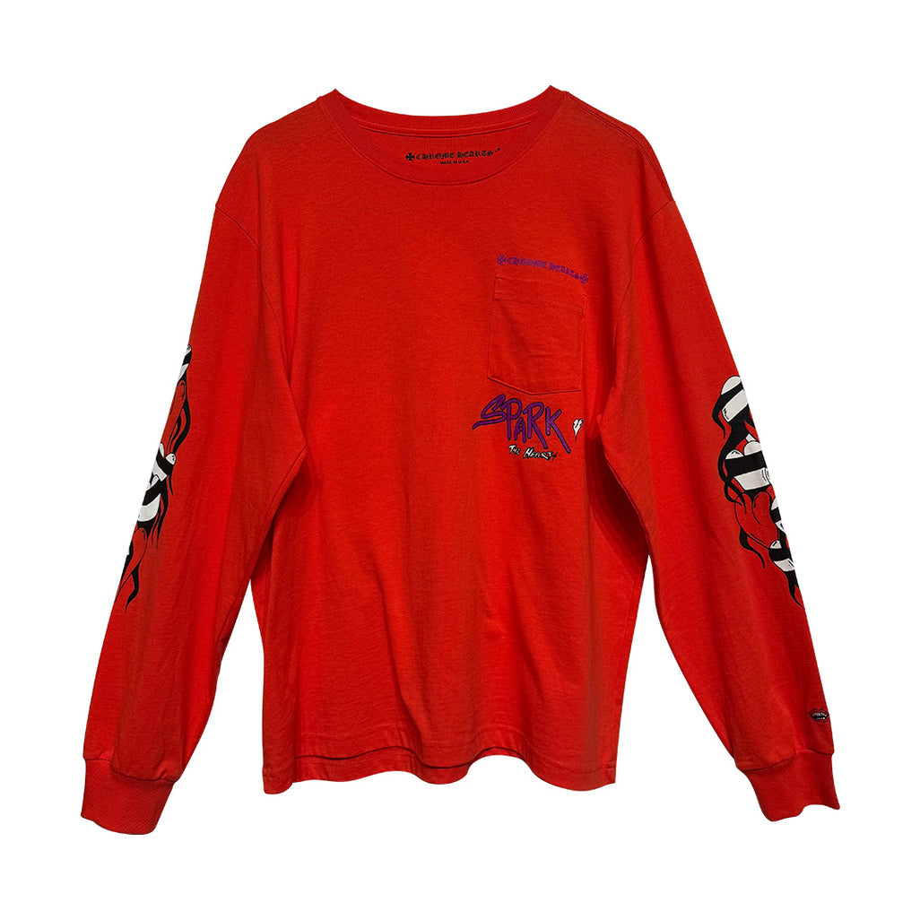 Chrome Hearts Matty Boy Sadistic Lipstick Long Sleeve T-Shirt