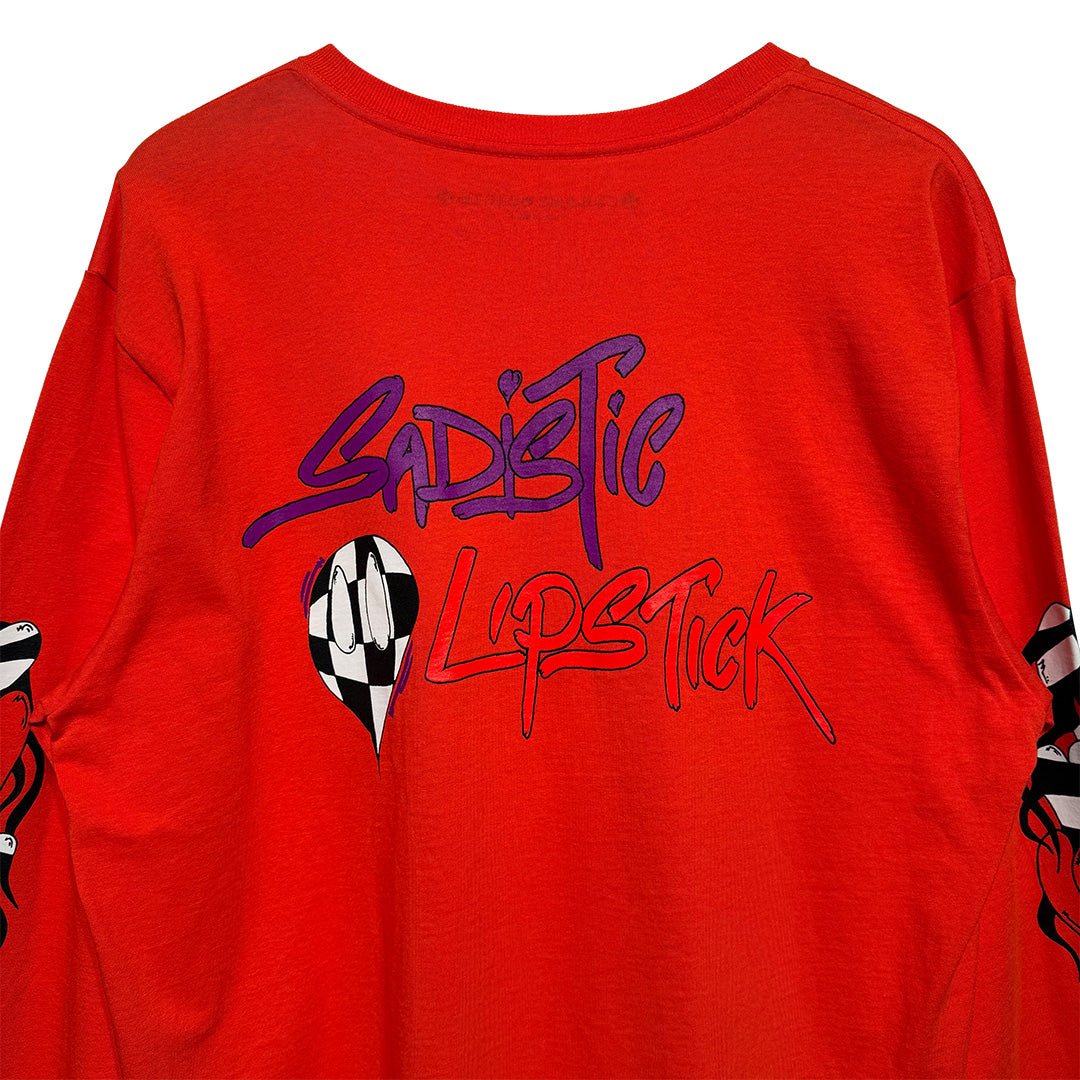 Chrome Hearts Matty Boy Sadistic Lipstick Long Sleeve T-Shirt