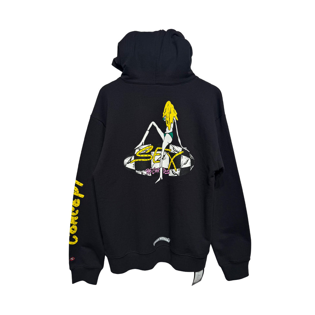 Chrome Hearts Matty Boy  Sex Records Concept Hoodie Black