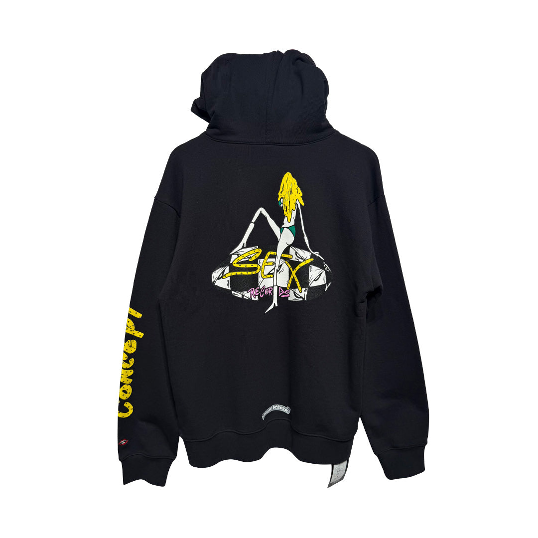 Chrome Hearts Matty Boy  Sex Records Concept Hoodie Black