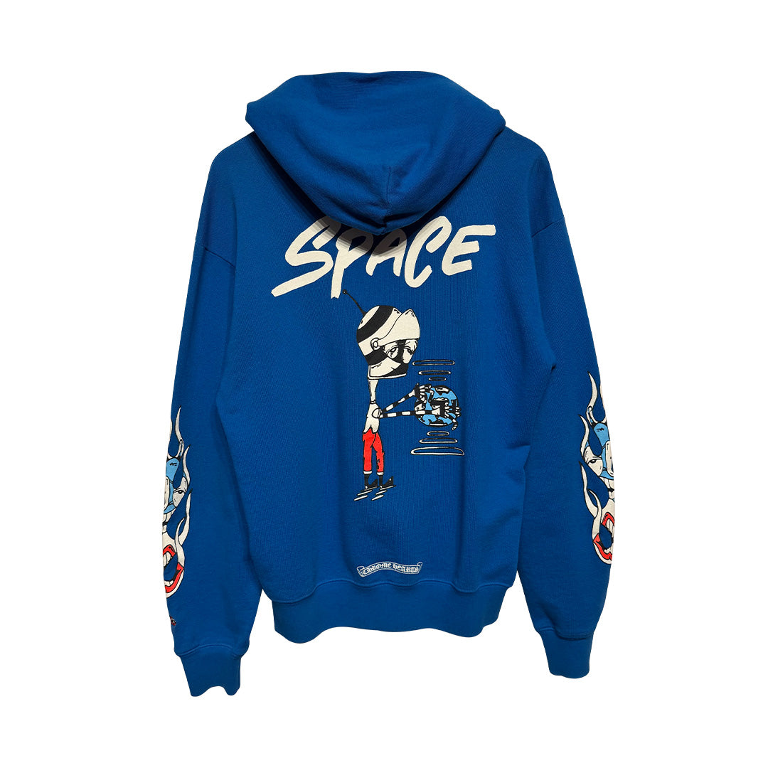 Chrome Hearts Matty Boy  Space Hoodie Blue