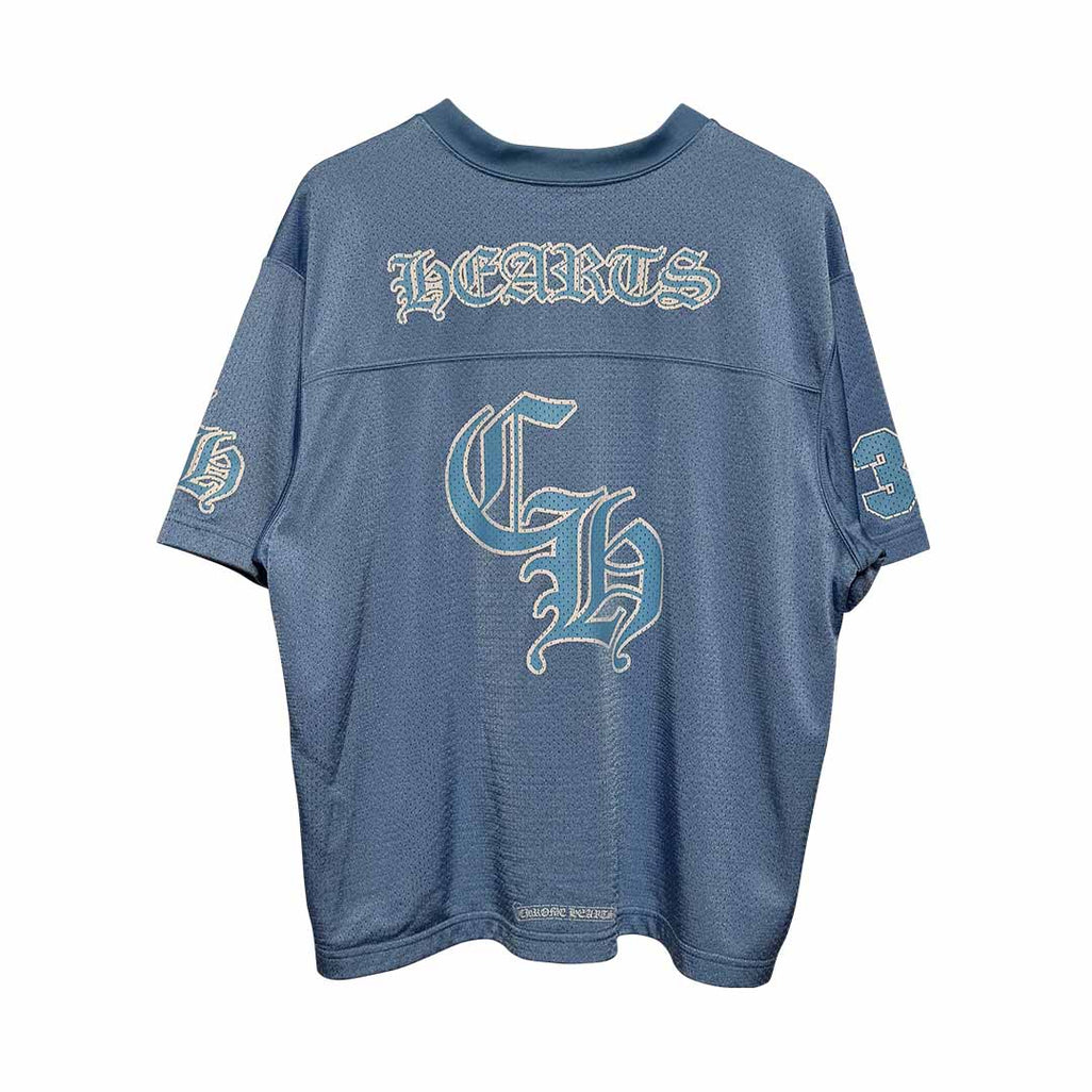 Chrome Hearts Mesh Stadium Jersey Light Blue