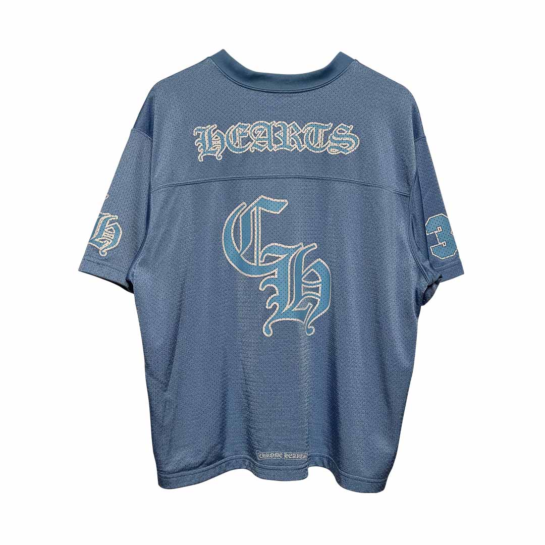 Chrome Hearts Mesh Stadium Jersey Light Blue