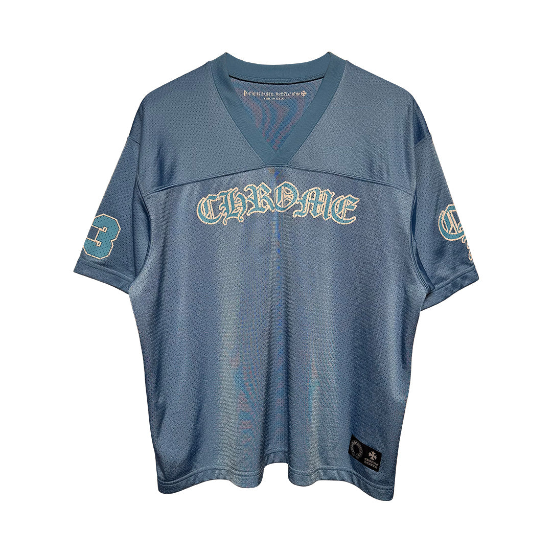 Chrome Hearts Mesh Stadium Jersey Light Blue