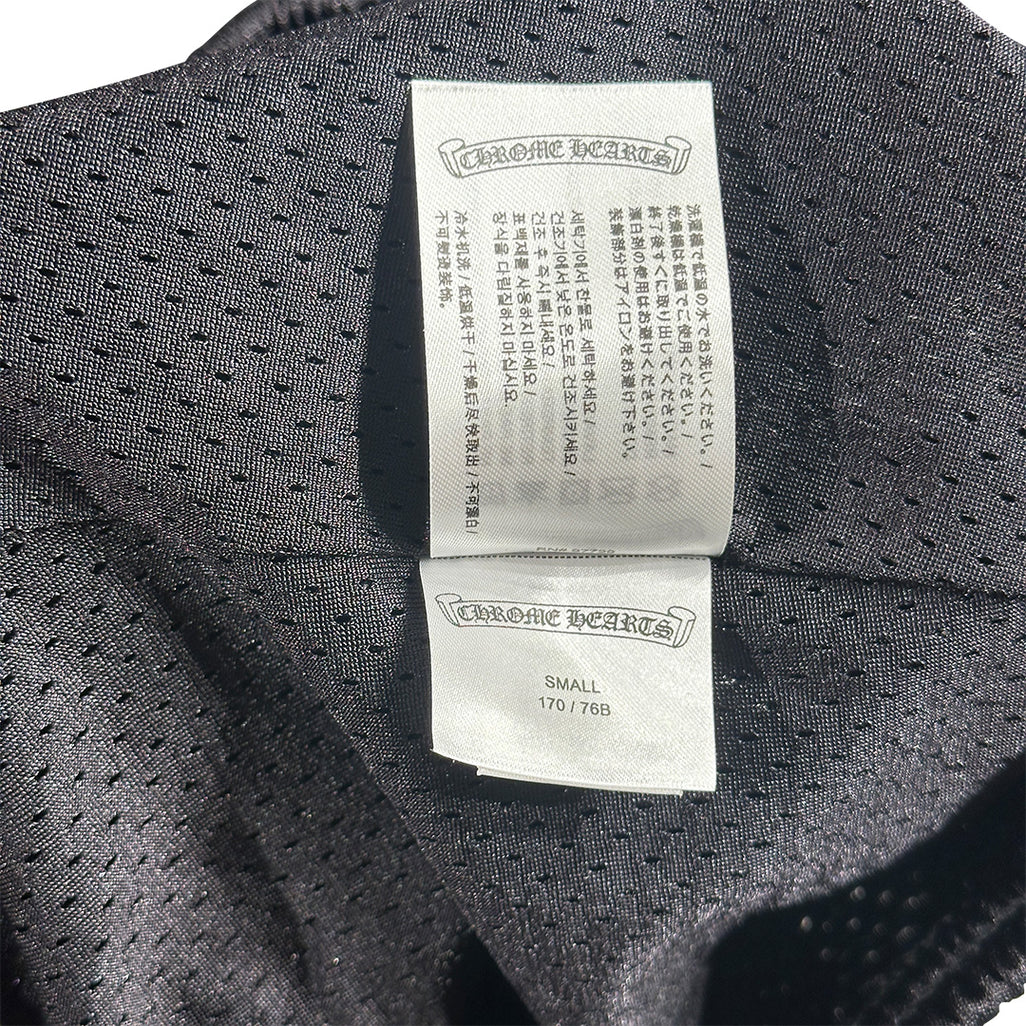 Chrome Hearts Mesh Varsity Shorts Black