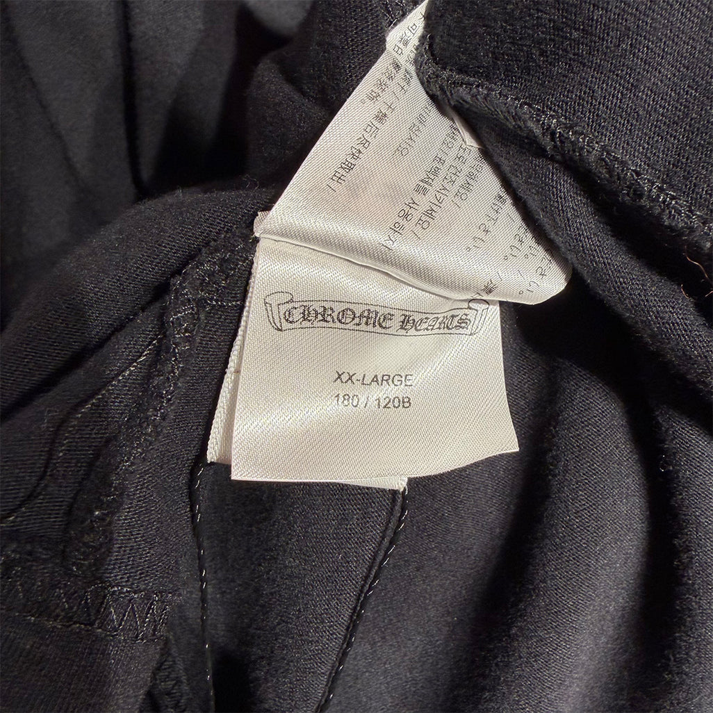 Chrome Hearts Multi Colour Cross Cemetery Long Sleeve T-shirt Black