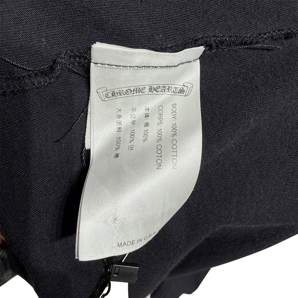 Chrome Hearts Multi Colour Cross Cemetery Long Sleeve T-shirt Black