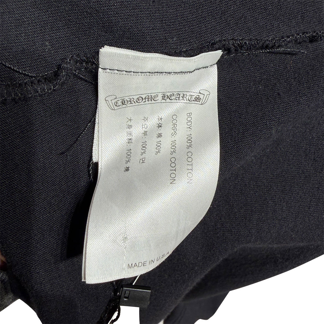 Chrome Hearts Multi Colour Cross Cemetery Long Sleeve T-shirt Black