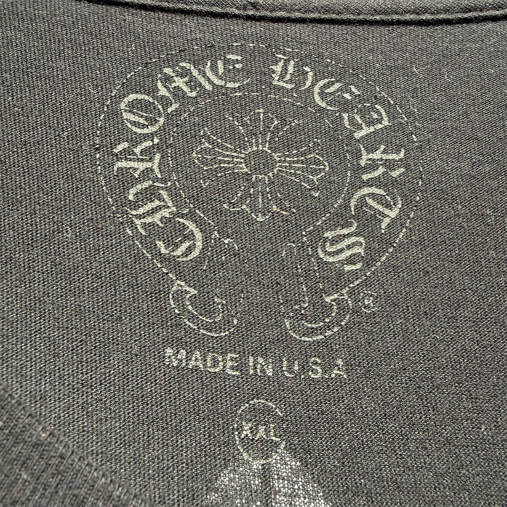 Chrome Hearts Multi Colour Cross Cemetery Long Sleeve T-shirt Black