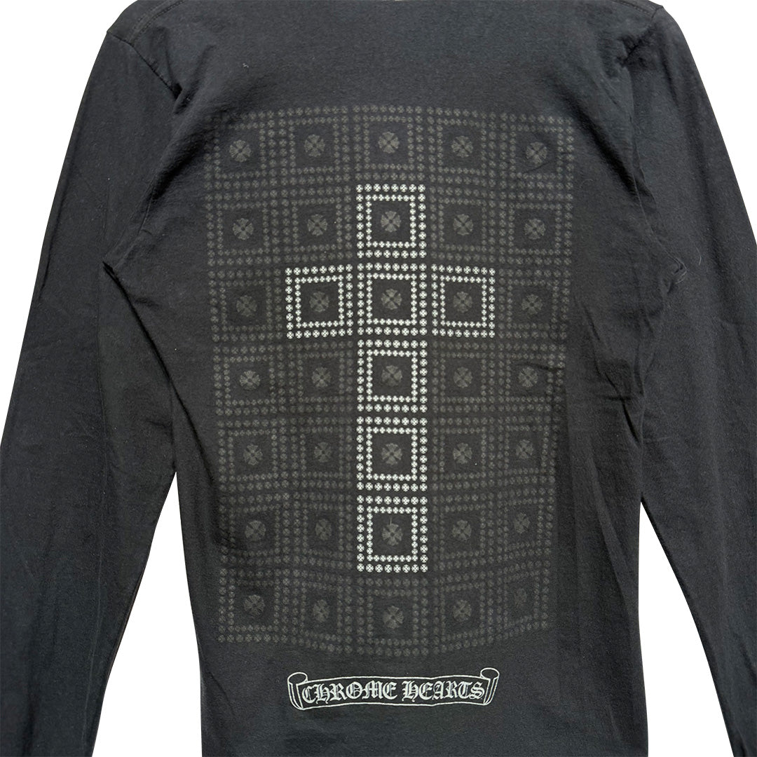 Chrome Hearts Multiple Box Cross Longsleeve T-Shirt