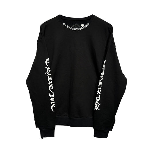 Chrome Hearts Neck Logo Crewneck Sweatshirt