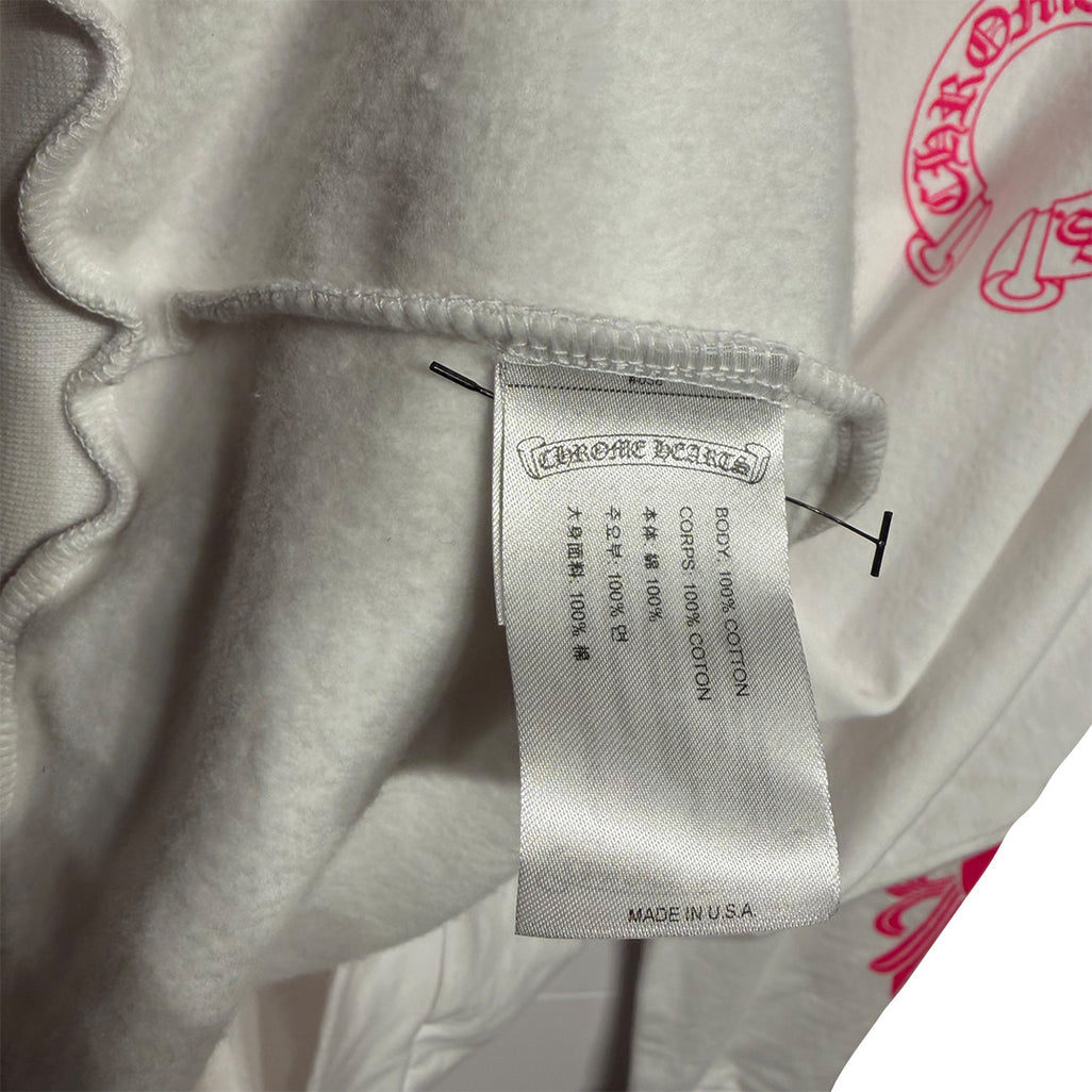 Chrome Hearts Pink White Floral Hoodie