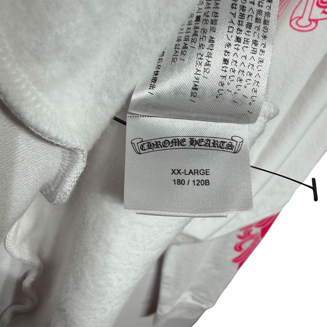 Chrome Hearts Pink White Floral Hoodie
